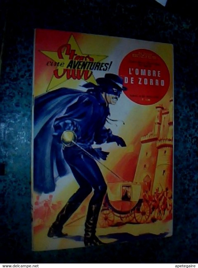 Revue BD Roman Photo Star Aventures L'ombre De Zorro N° 135 Année 1964 édition Bozzesi - Zorro