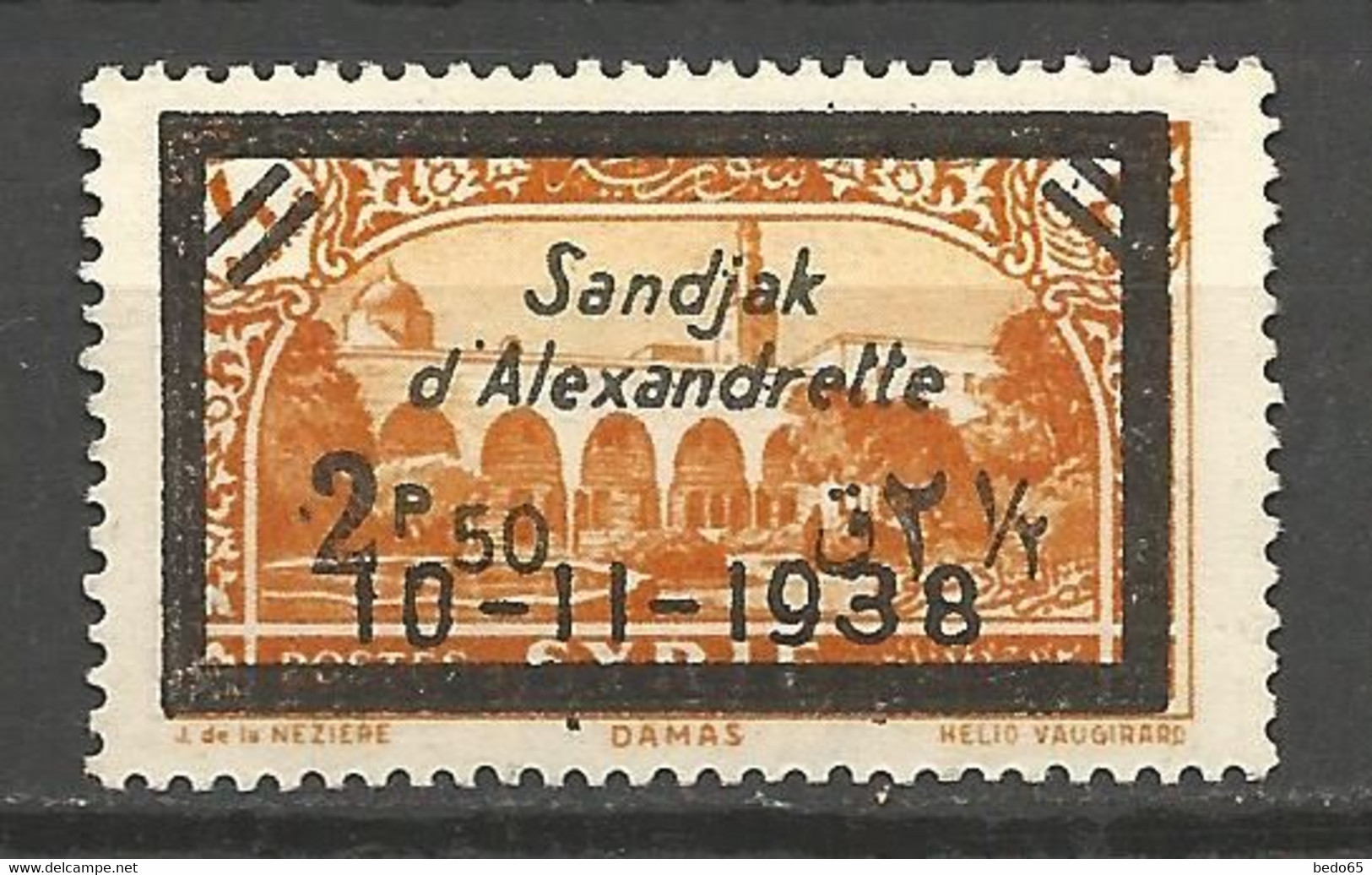 ALEXANDRETTE N° 15 NEUF** LUXE SANS CHARNIERE  / MNH - Neufs