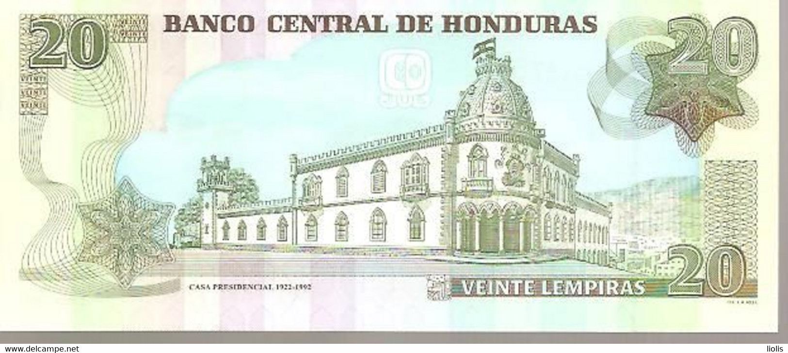 Honduras P-98  20 LempiraS  2014  UNC - Honduras