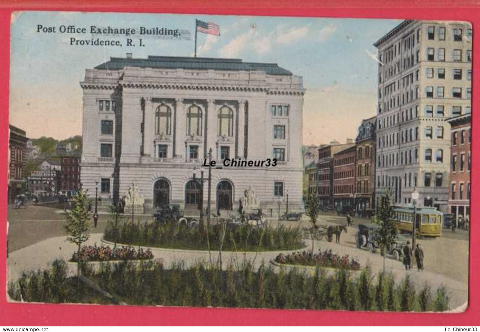 ETATS-UNIS---PROVIDENCE---Post Office Exchange Buildin--color - Providence