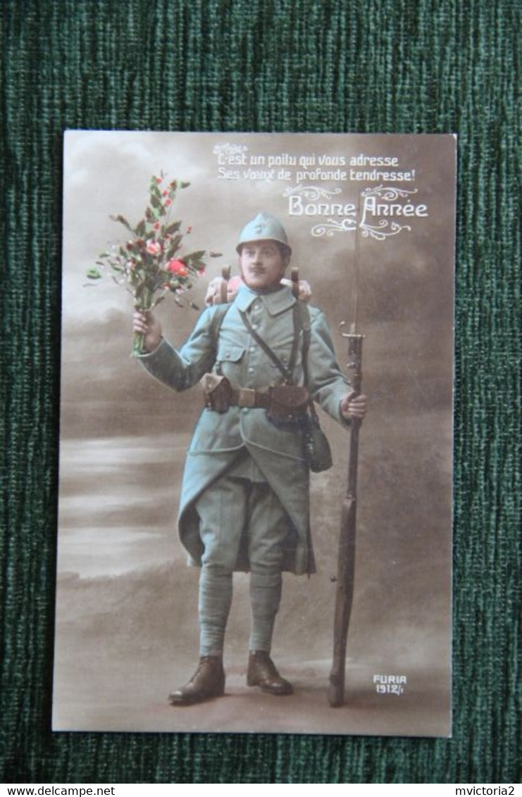 MILITARIA - Patriotique : BONNE ANNEE... - Heimat