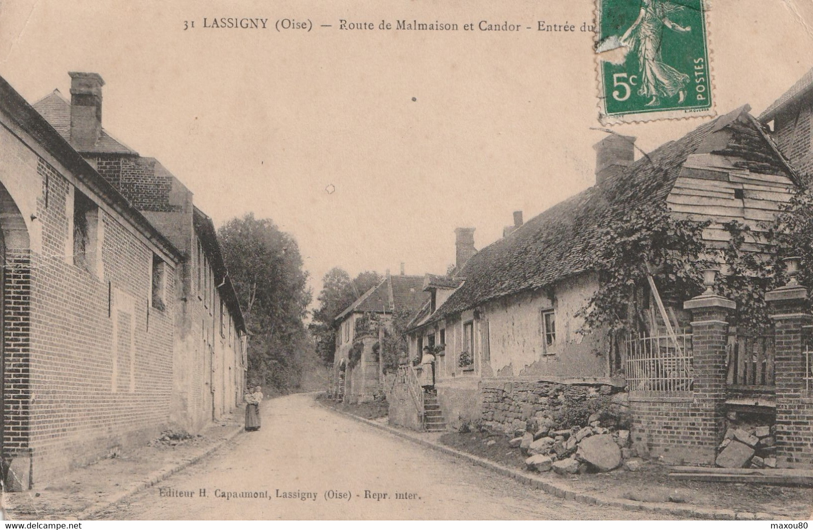 LASSIGNY  -  Route De Malmaison - Lassigny