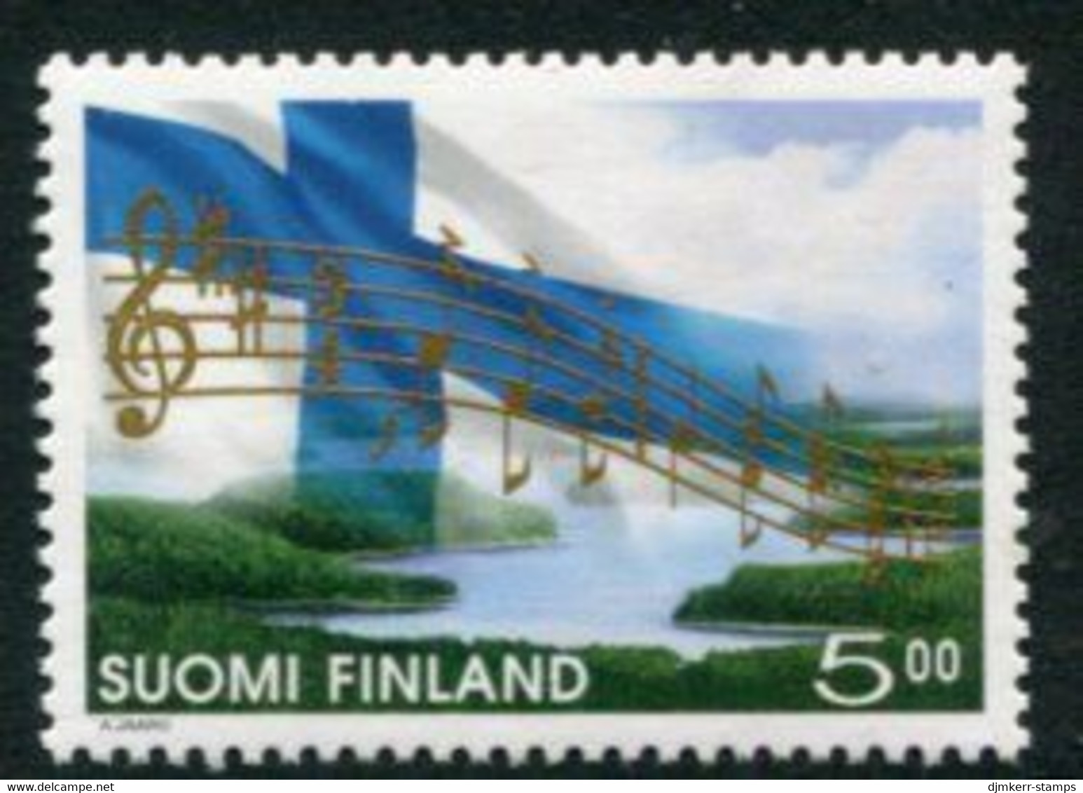 FINLAND 1998 National Anthem Anniversary MNH / **.  Michel 1434 - Ungebraucht