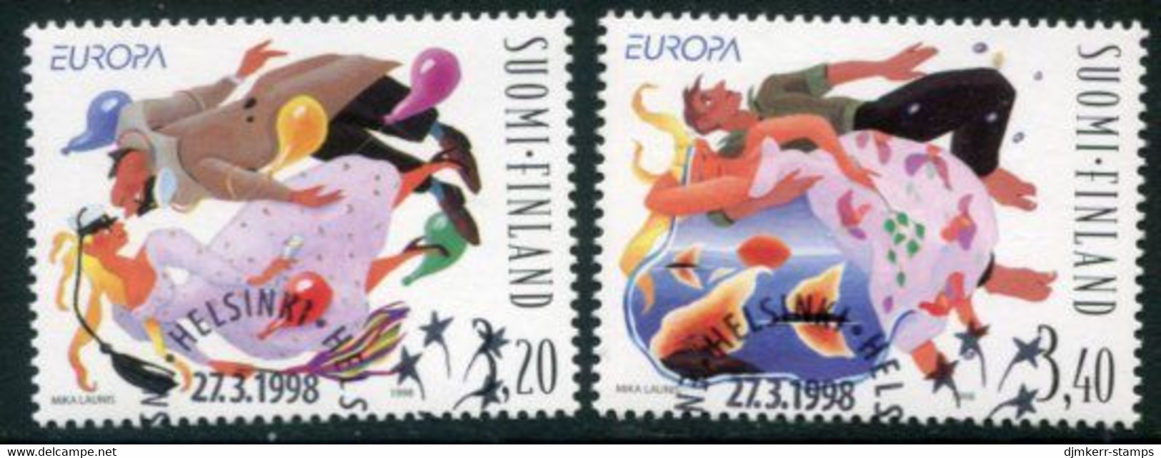 FINLAND 1998 Europa: National Festivals Used.  Michel 1432-33 - Oblitérés