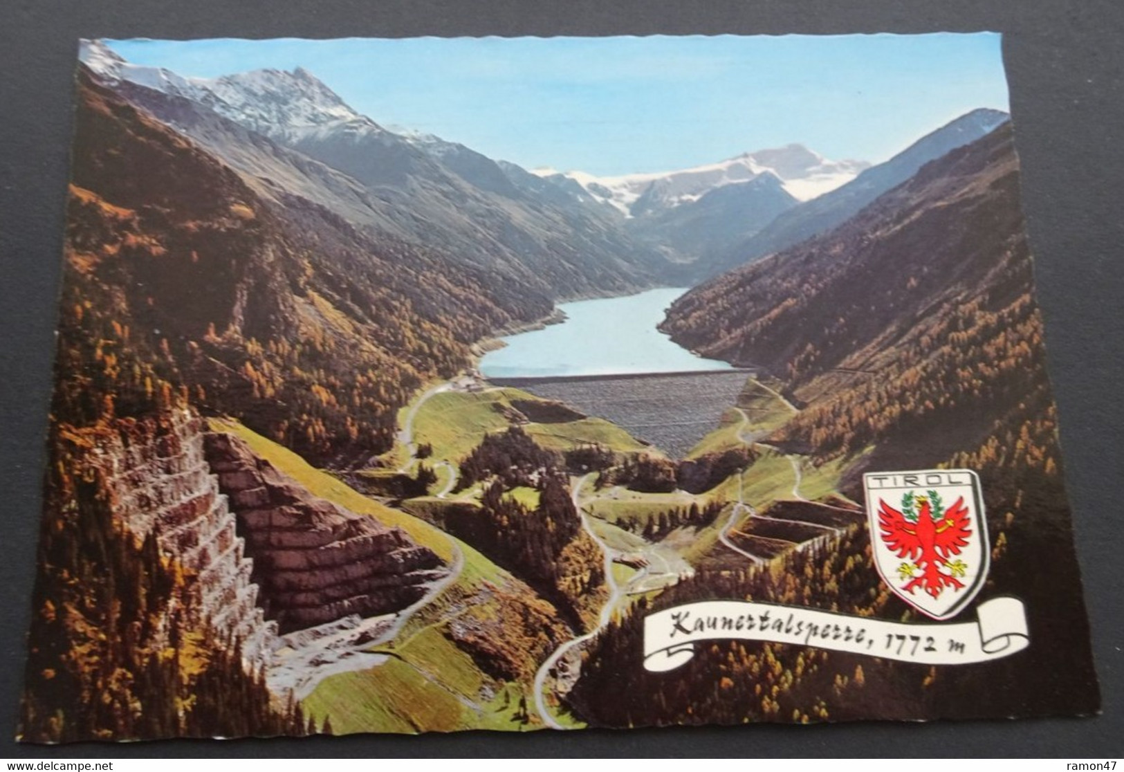 Kaunertalsperre, Tirol - Kaunertalkraftwerk, Alpine Luftbild Innsbruck - # FÖ 56644 - Kaunertal