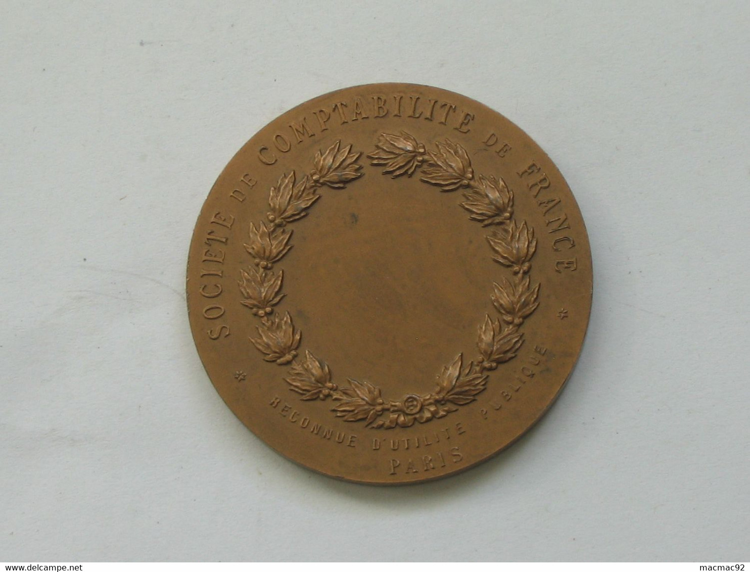 Médaille Société De Comptabilité De France    **** EN ACHAT IMMEDIAT **** - Professionnels / De Société