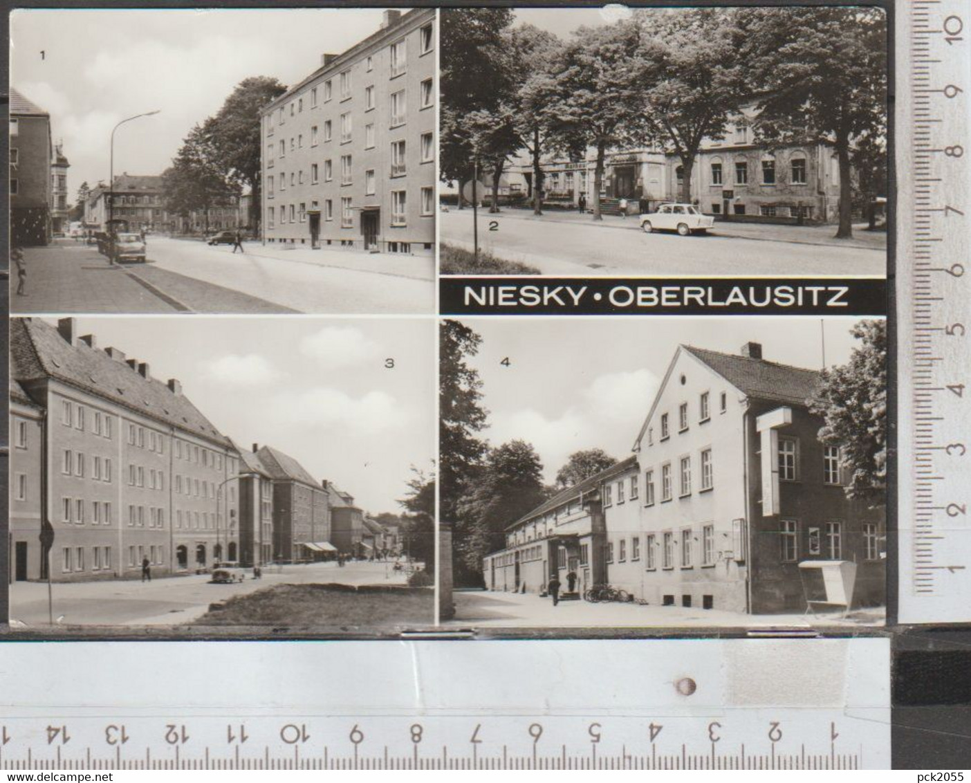 Niesky Friedrich Engels Straße, Rathaus, Zinzendorfplatz, Kulturhaus Ungebraucht (AK 2569 )günstige Versandkosten - Niesky