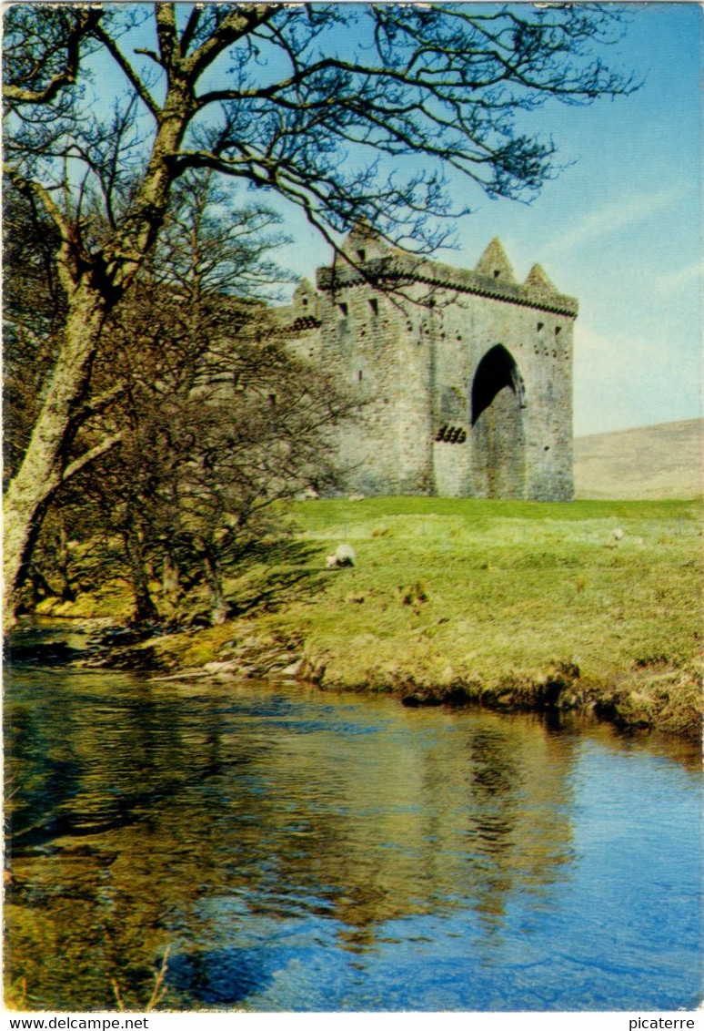 1.Hermitage Castle(14c-ruined Castle At Newcastleton, Roxburghshire-romantic Trysting Spot Of Mary, Queen Of Scots) - Roxburghshire