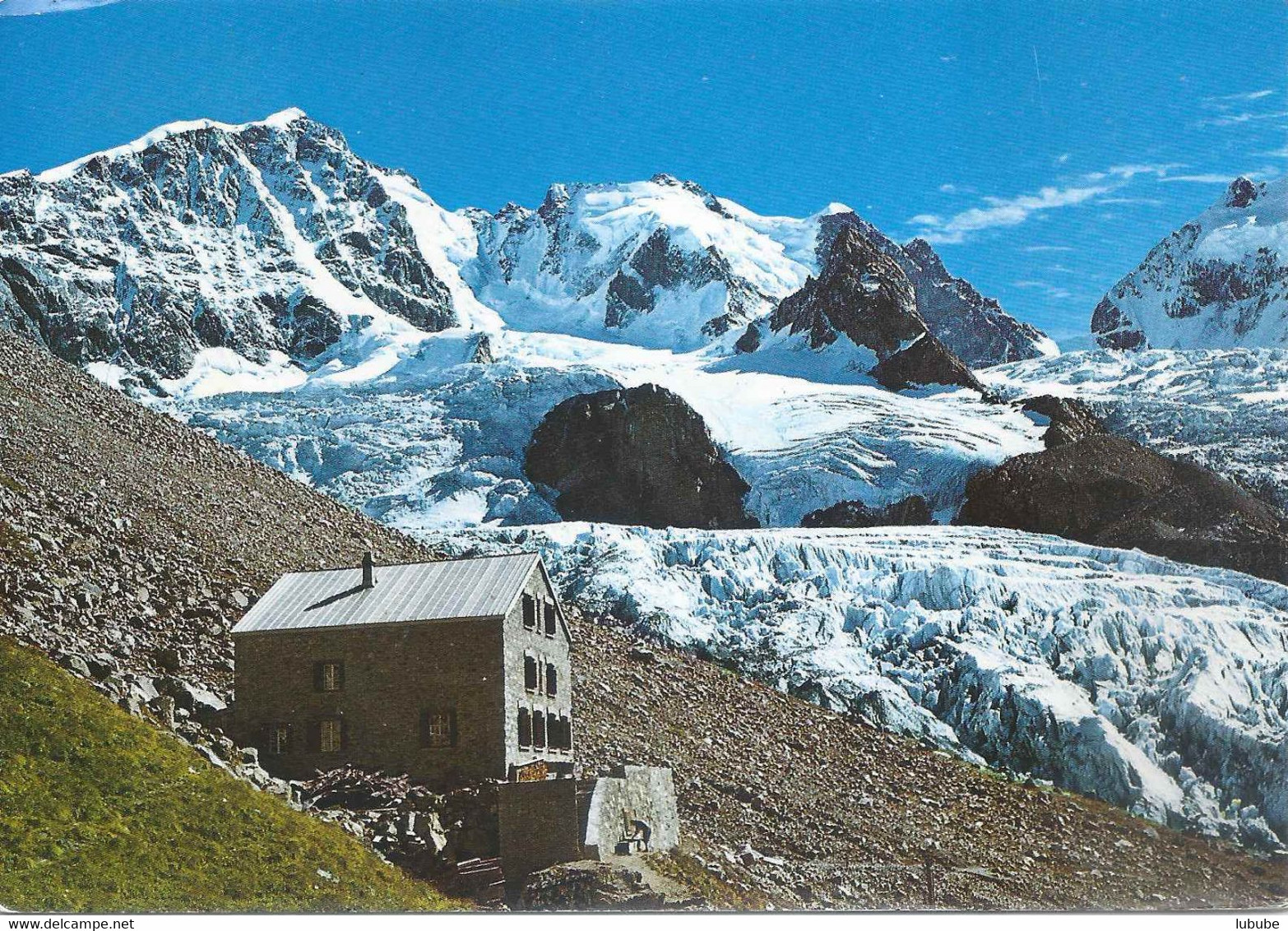 Tschiervahütte Mit Piz Bernina Und Scerscen          Ca. 1970 - Tschierv