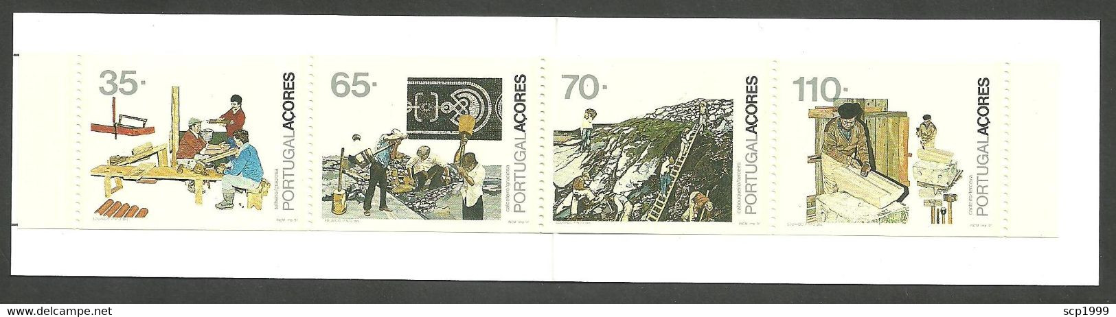 Portugal 1991 - Azores Typical Jobs Booklet MNH - Libretti