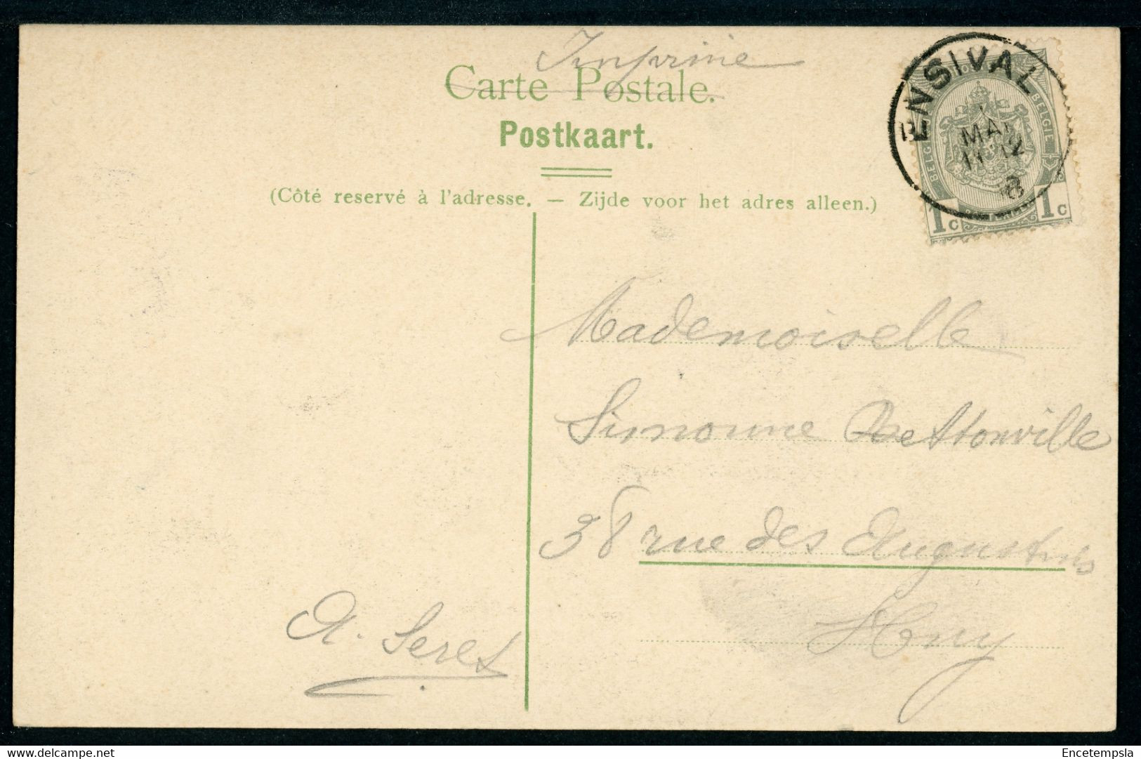 CPA - Carte Postale - Belgique - Château De Tribomont - Vue Prise De Profil - 1906  (CP20336OK) - Herve