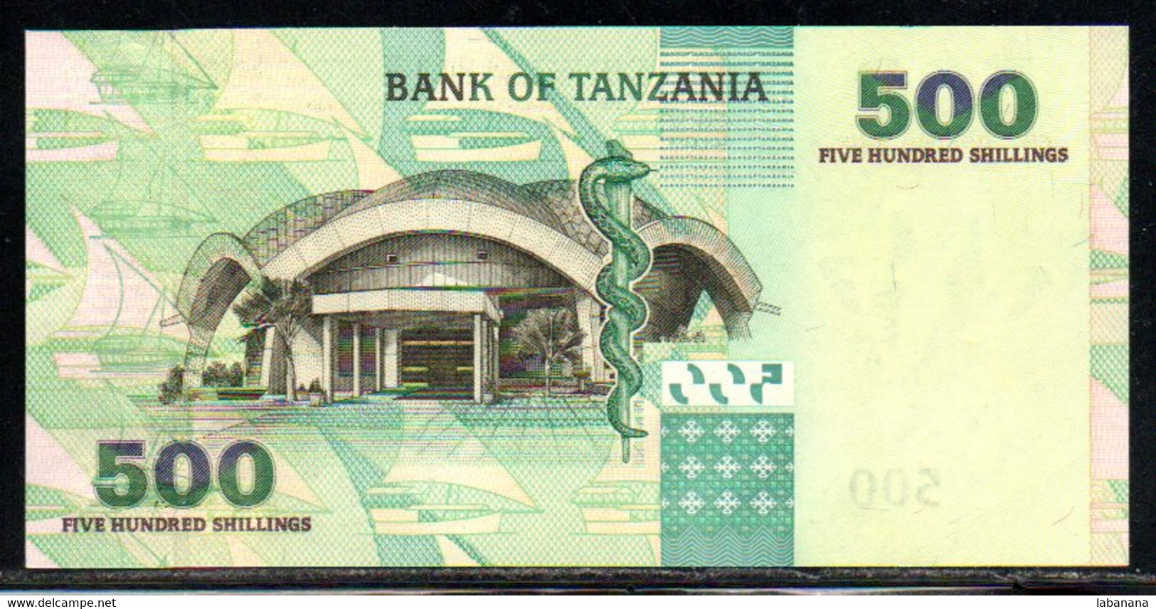 659-Tanzanie 500 Shillings 2003 AP857 Neuf/UNC - Tanzanie