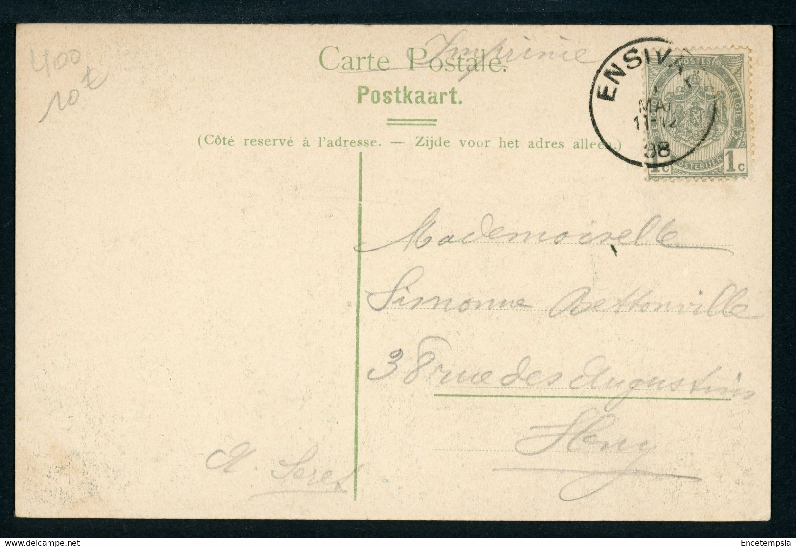 CPA - Carte Postale - Belgique - Château De Tribomont - Vue Prise De Face - 1908  (CP20337) - Herve