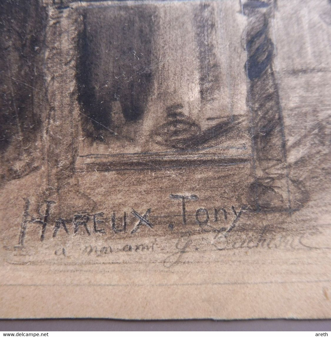 Dessin Au Crayon Signé TONY HAREUX (fils De Ernest Hareux) - Dessins