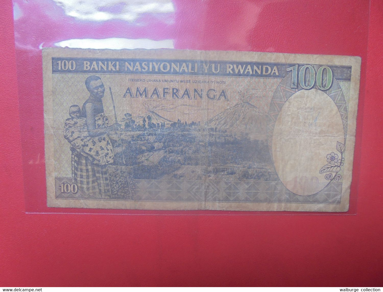 RWANDA 100 Francs 1982 Circuler (L.1) - Ruanda