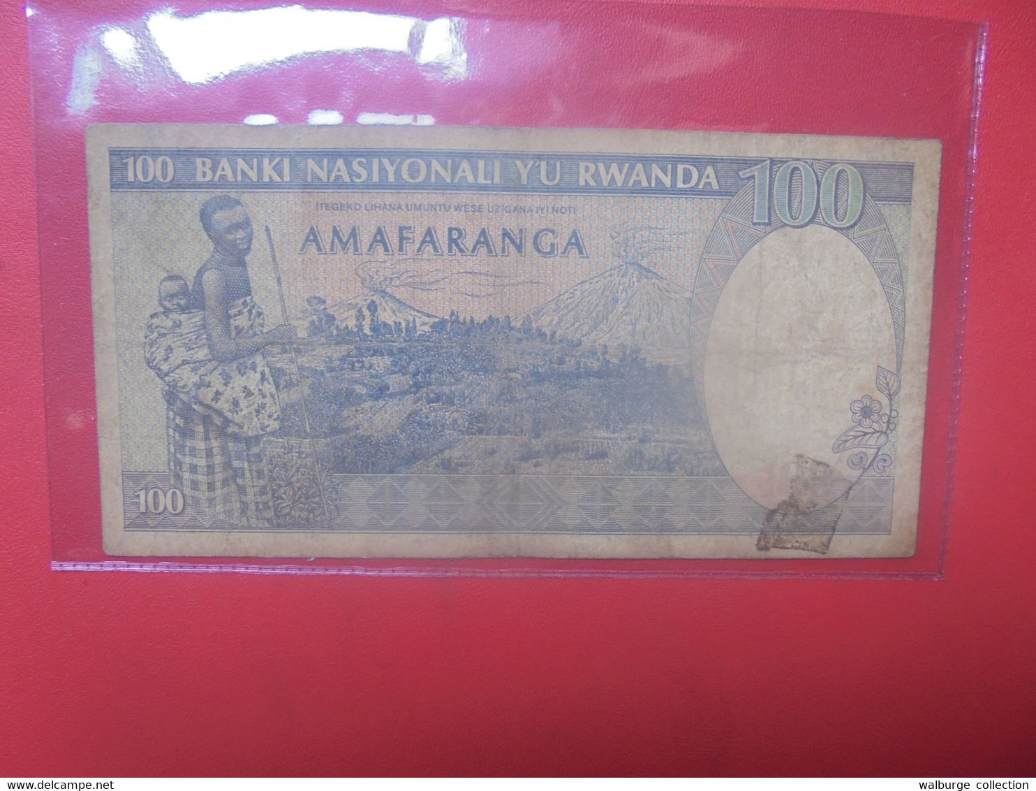 RWANDA 100 Francs 1989 Circuler (L.1) - Rwanda