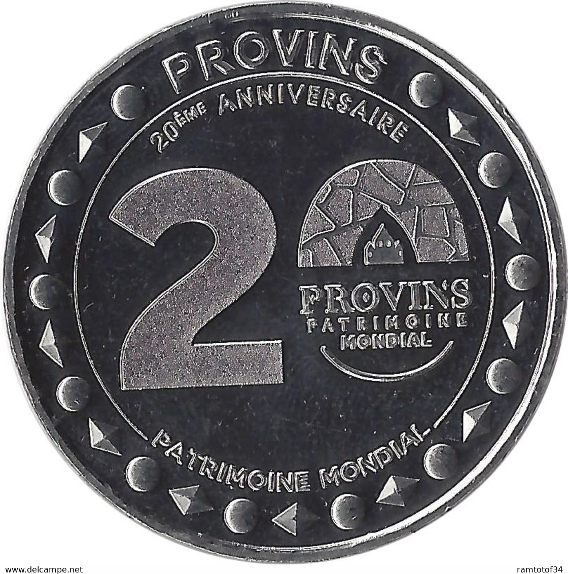 2022 MDP241 - PROVINS - Cité Médiévale 6 (20ème Anniversaire) / MONNAIE DE PARIS - 2022