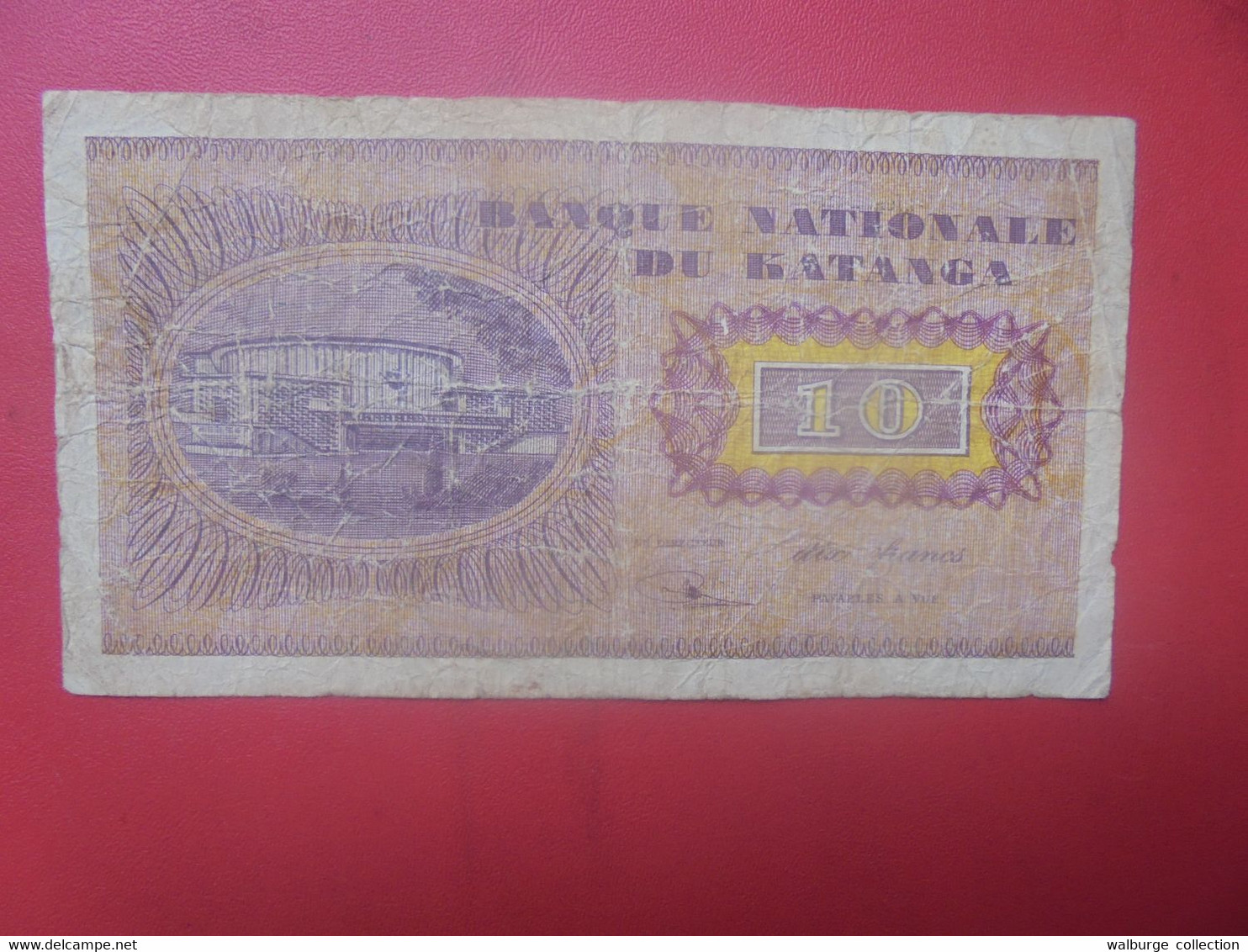 KATANGA 10 Francs 1960 Circuler (L.1) - Banque Du Congo Belge