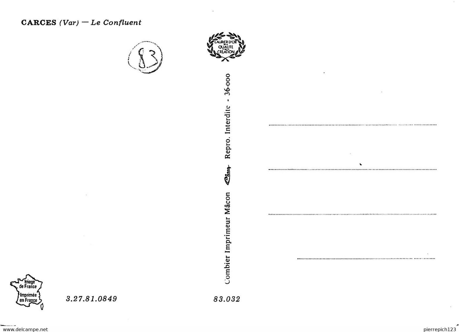 83 - Carcès - Le Confluent - Carces