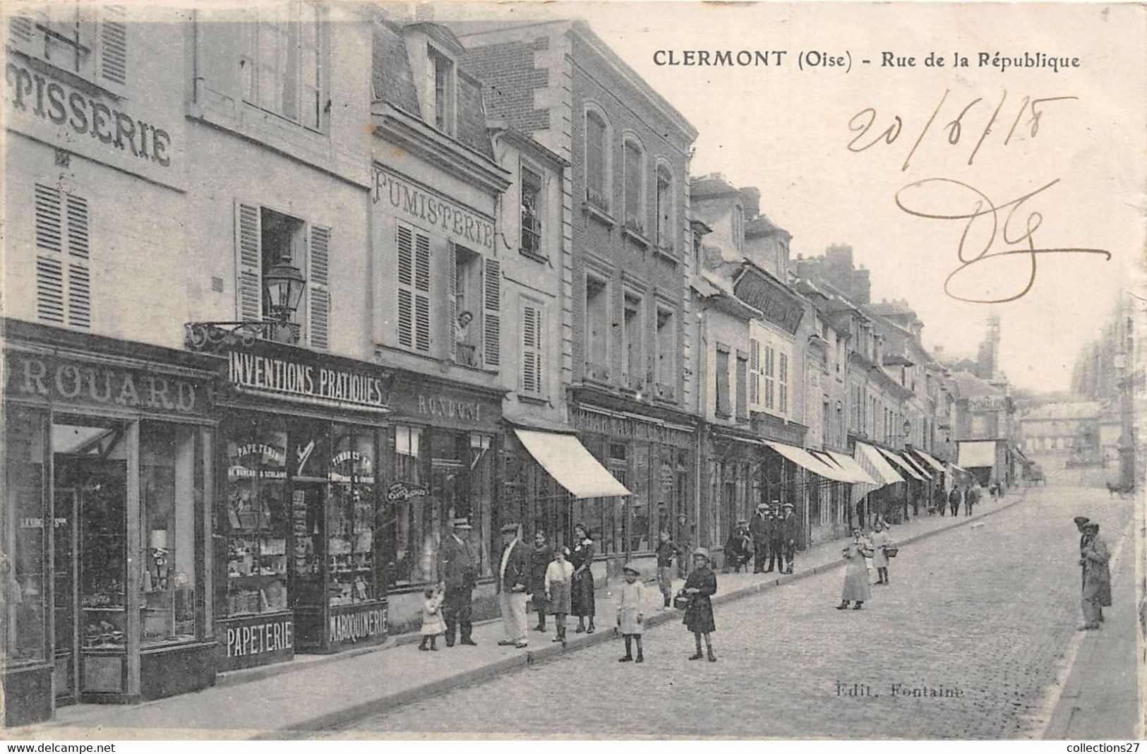 60-CLERMONT- RUE DE LA REPUBLIQUE - Clermont
