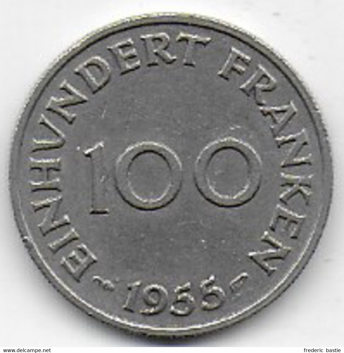 SARRE - 100 Fr 1955 - Other & Unclassified