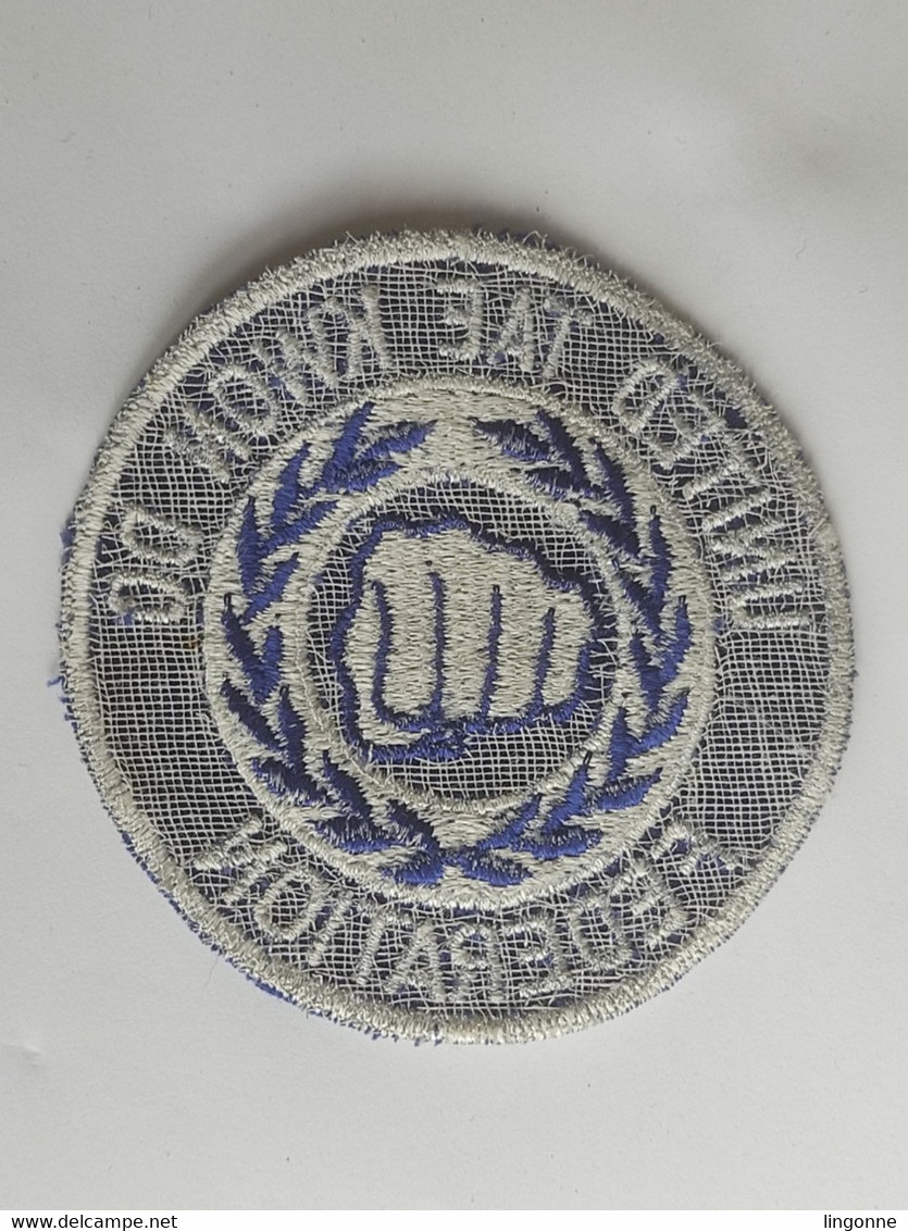 Ecusson TISSU FEDERATION UNITED TAEKWONDO  Diamètre 10 Cm Env - Martial Arts