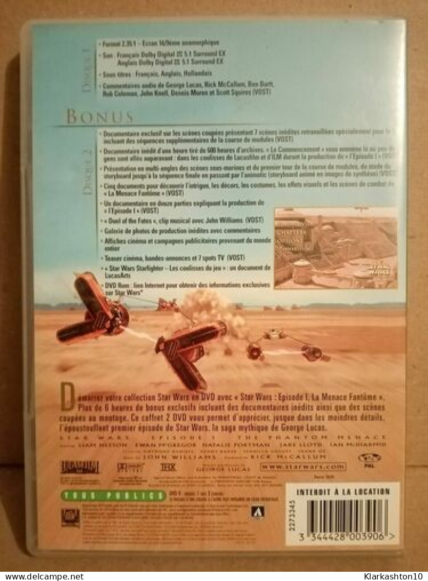 Star Wars La Menace Fantôme 2 DVD - Andere & Zonder Classificatie