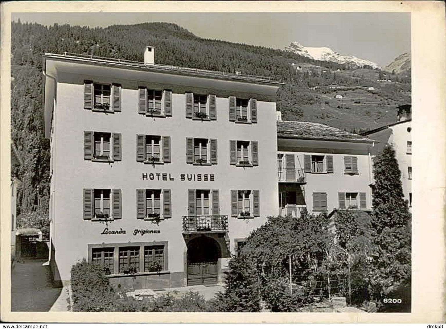 SWITZERLAND - POSCHIAVO - HOTEL SUISSE - VERLAG ALBERT STEINER - MAILED 1953 (13081) - Poschiavo