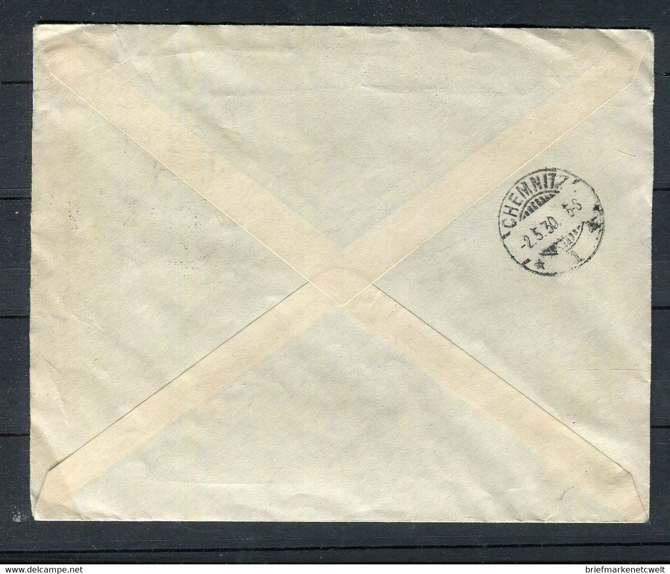 Norwegen / 1930 / Mi. 158 U.a. Auf Reco-Brief Ex Oslo Nach Chemnitz (N022) - Storia Postale