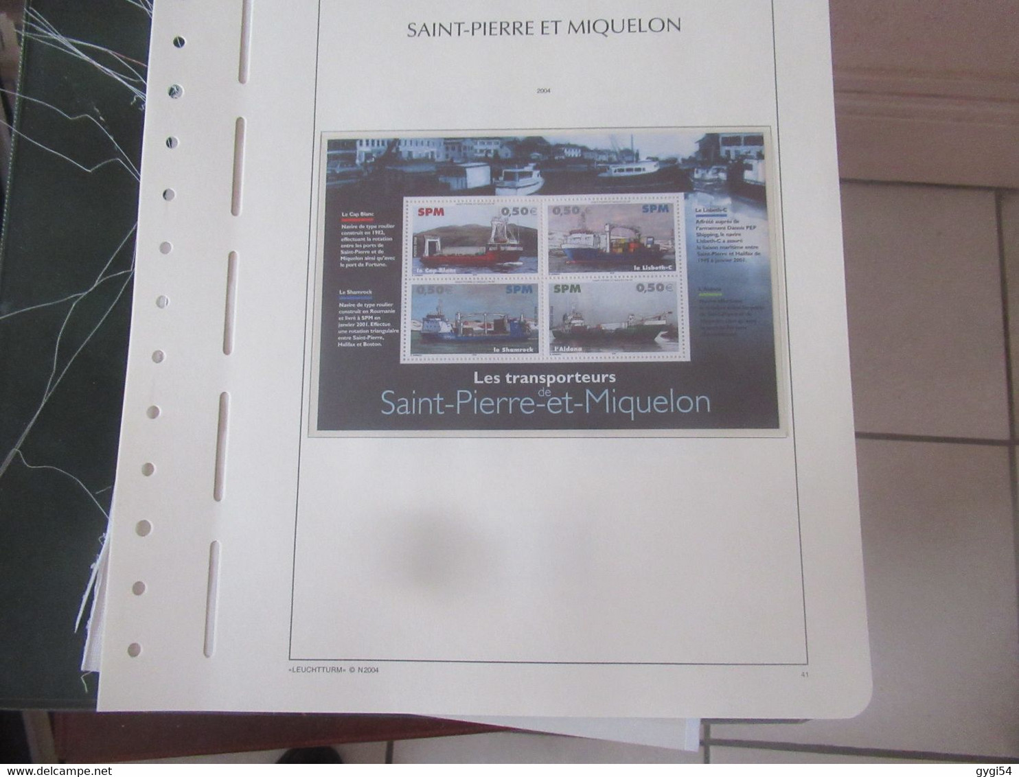 Saint-Pierre Et Miquelon - Année Complète - 2004 Sauf N° 819   MNH - Komplette Jahrgänge