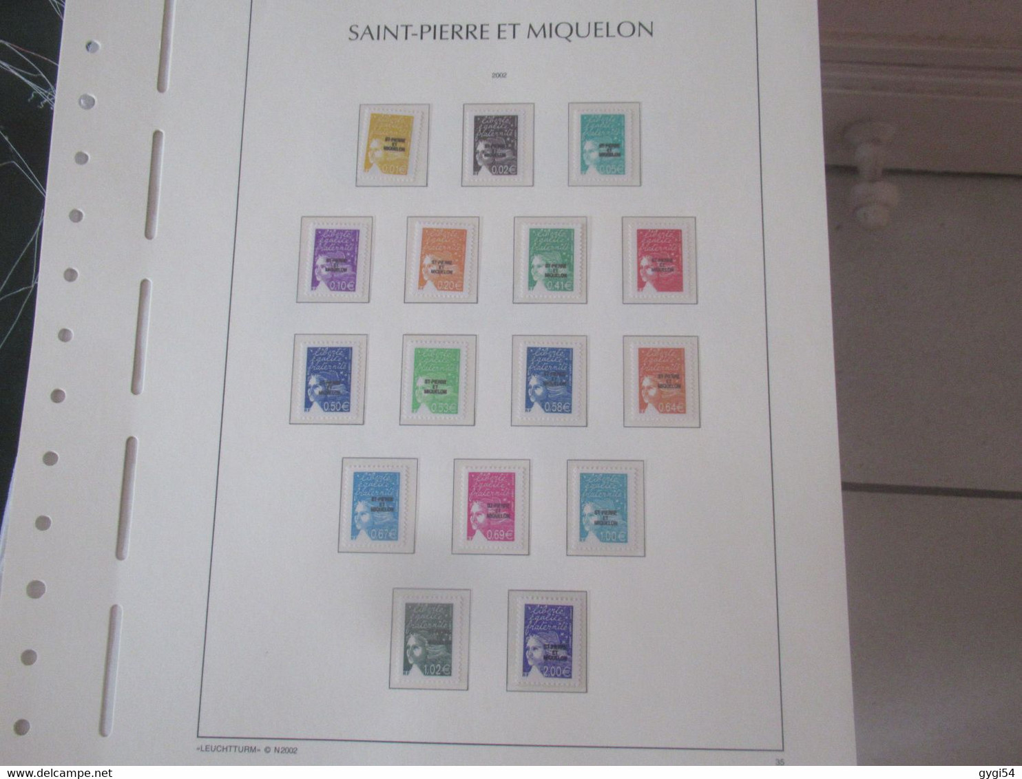 Saint-Pierre Et Miquelon - Année Complète - 2002   MNH - Années Complètes