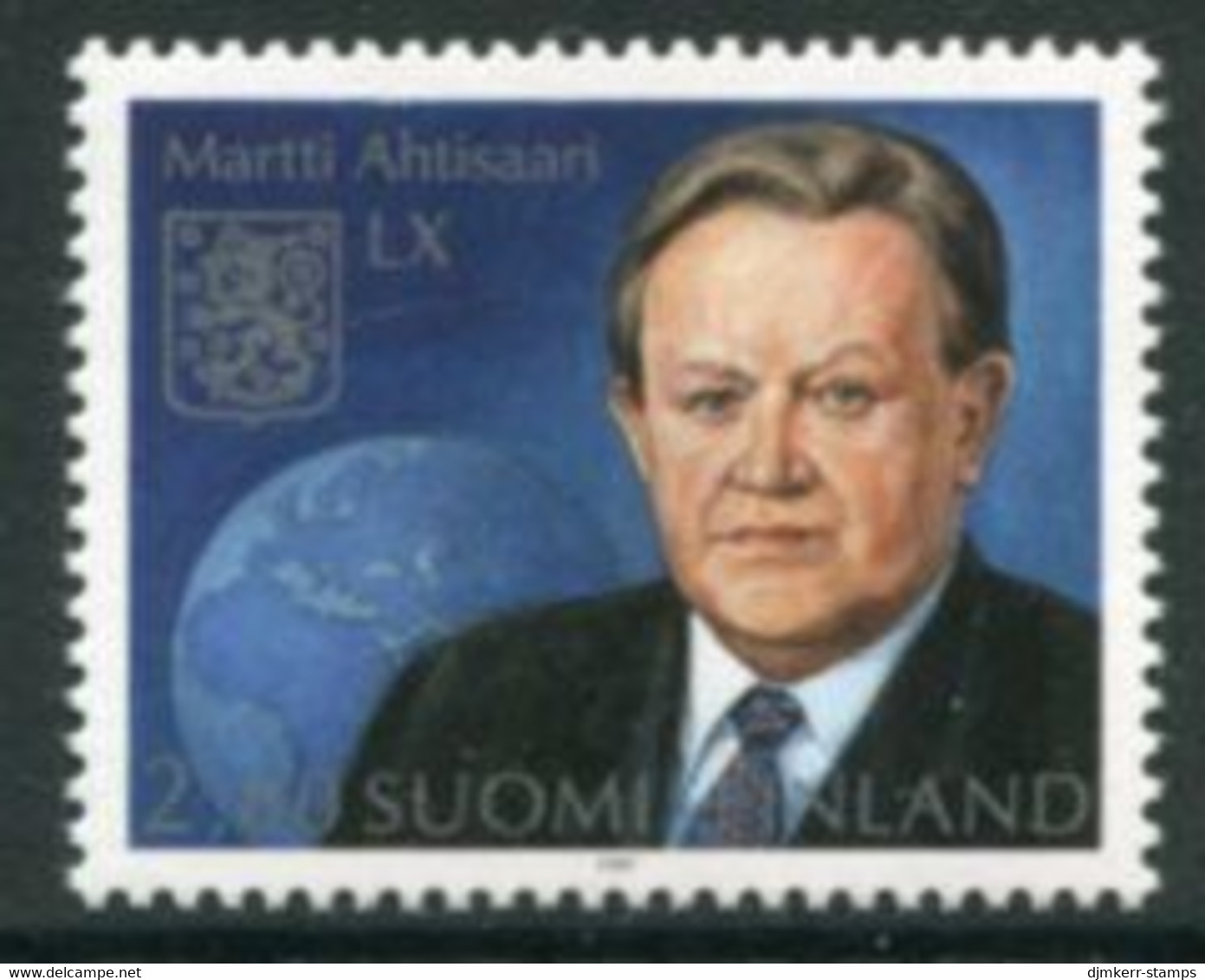 FINLAND 1997 Ahtisaari 60th Birthday MNH / **.  Michel 1391 - Ungebraucht