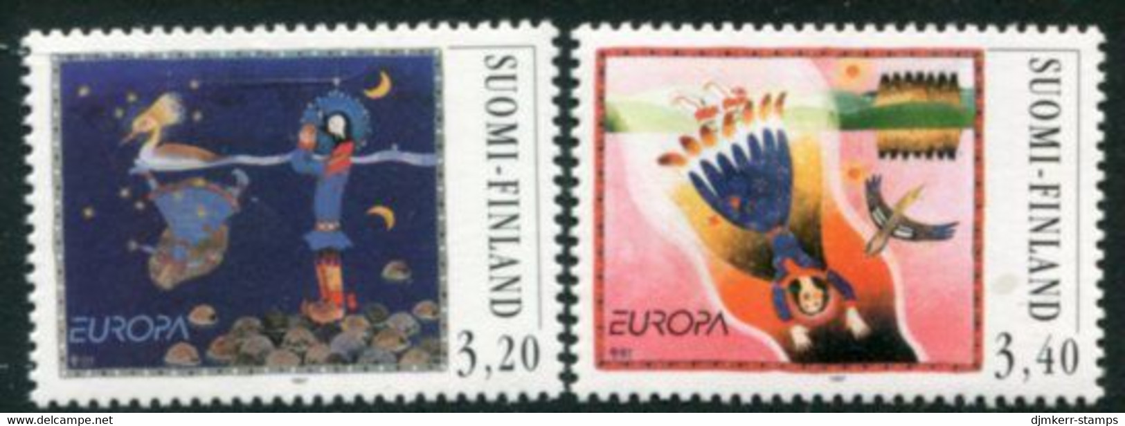FINLAND 1997 Europa: Sagas And Legends MNH / **.  Michel 1378-79 - Unused Stamps