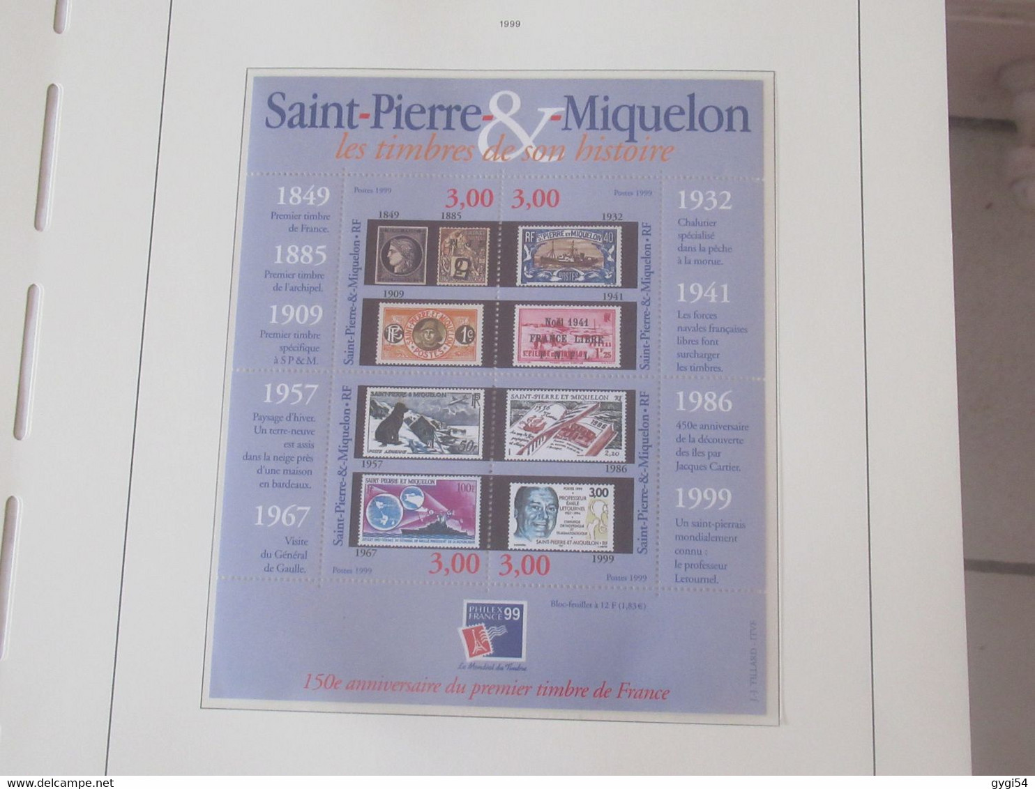 Saint-Pierre Et Miquelon - Année Complète - 1999   MNH - Full Years