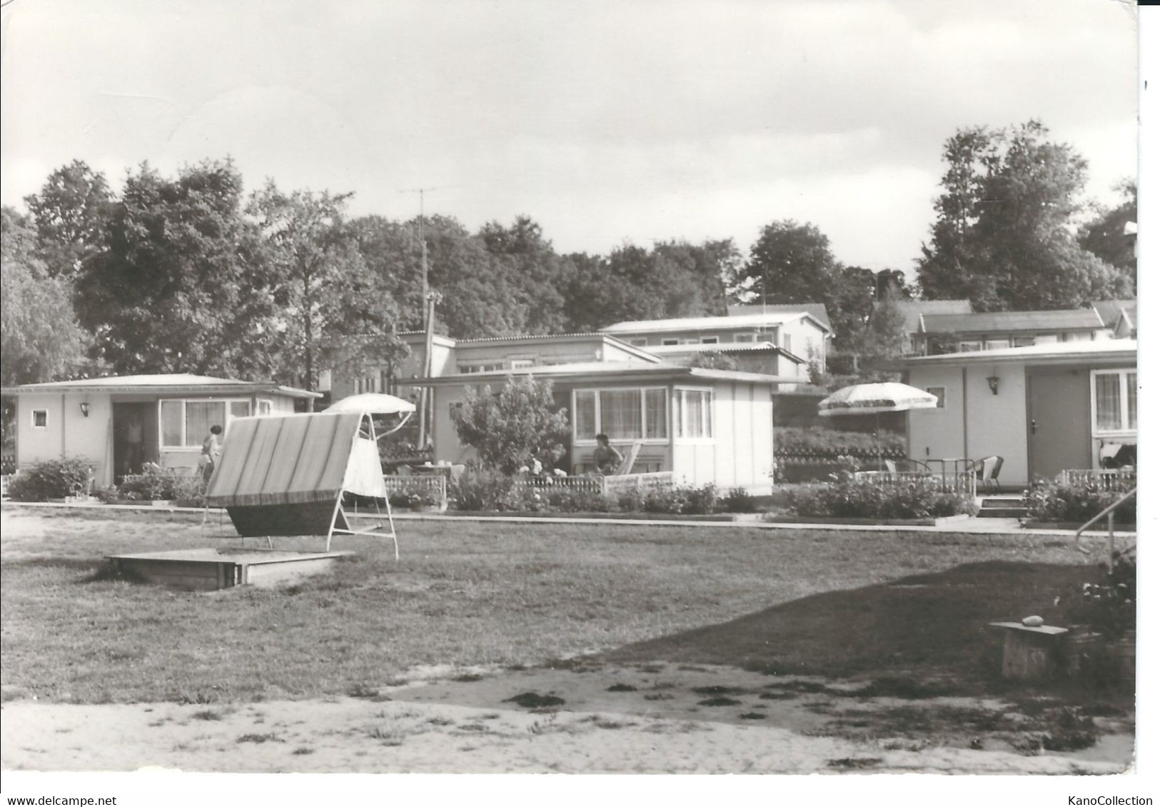 Göhren-Lebbin, DDR, Betriebsferienheim VEB Waggonbau Niesky, Gelaufen 1985 - Goehren