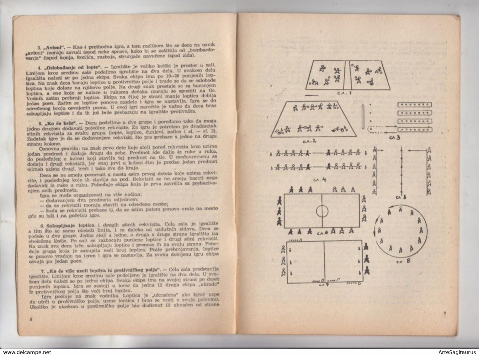 YUGOSLAVIA, MANUAL FOR GAMES IN HALL AND CLASROOM, Sport + - Slav Languages