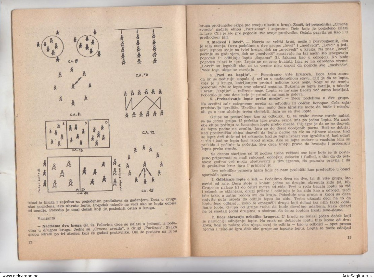 YUGOSLAVIA, MANUAL FOR GAMES IN HALL AND CLASROOM, Sport + - Slav Languages