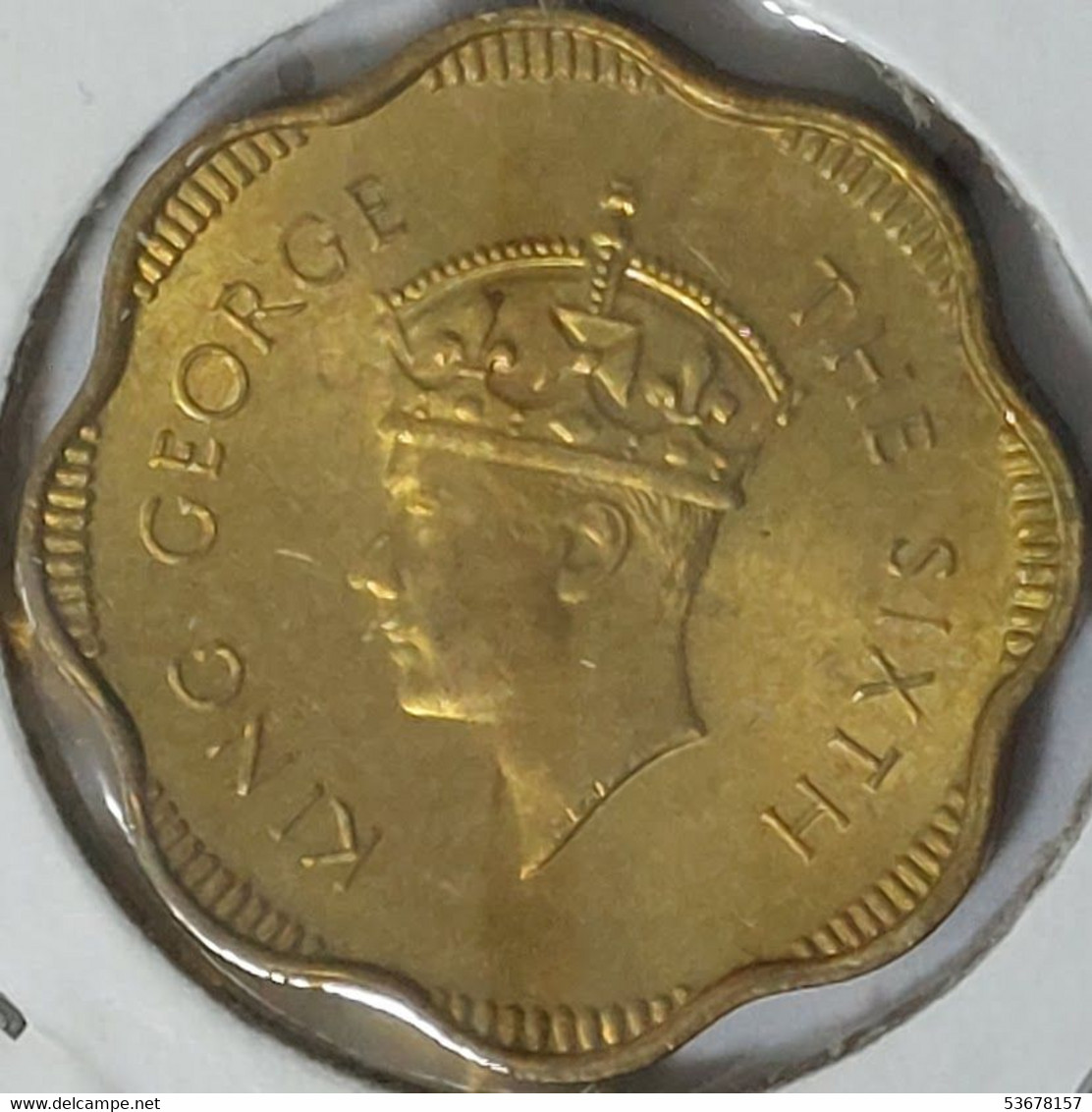 Ceylon - 10 Cents, 1951, KM# 121 - Otros – Asia