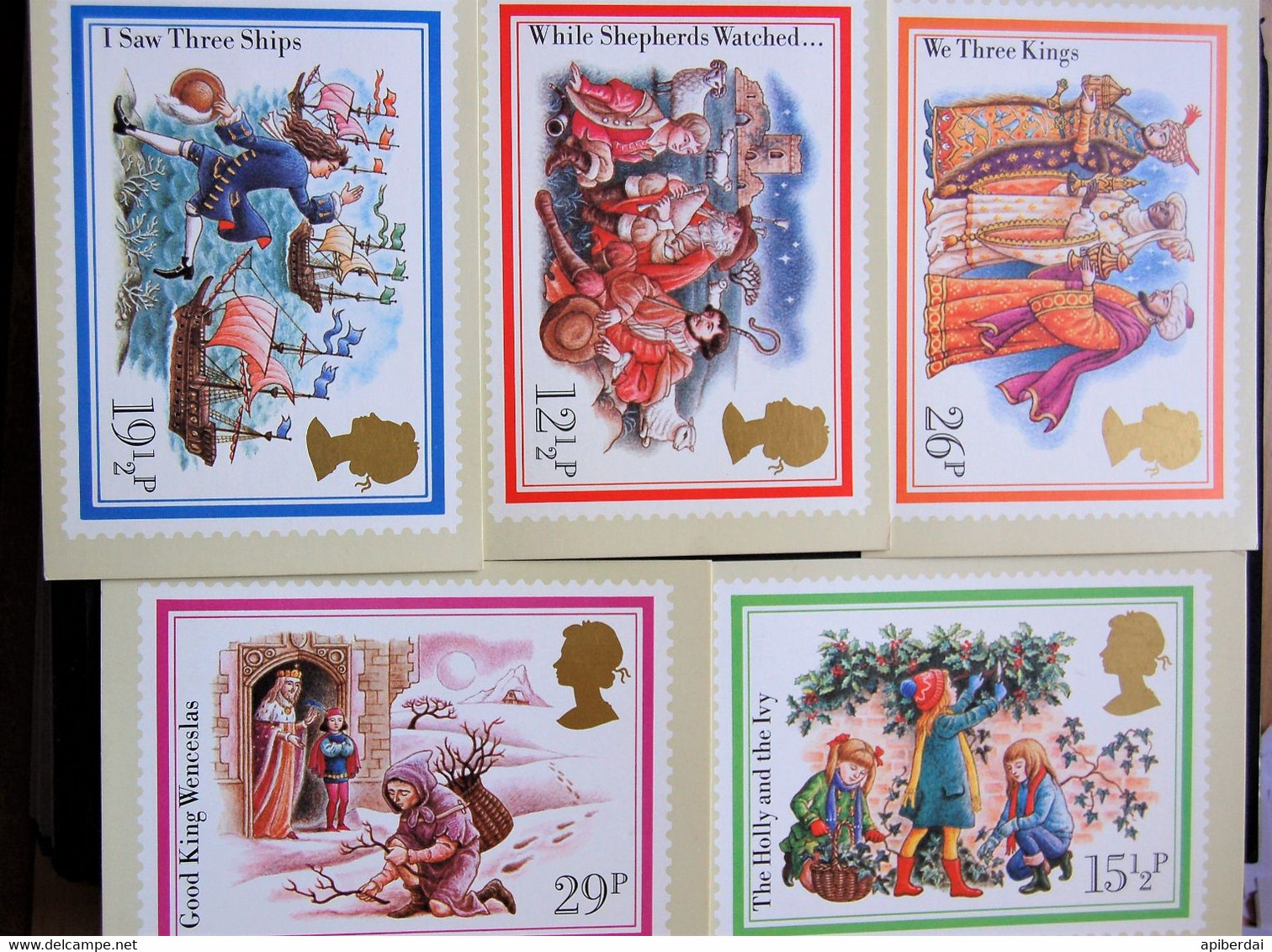 Great Britain GB PHQ Cards -  1982 Christmas Stamps Serie PHQ - PHQ-Cards