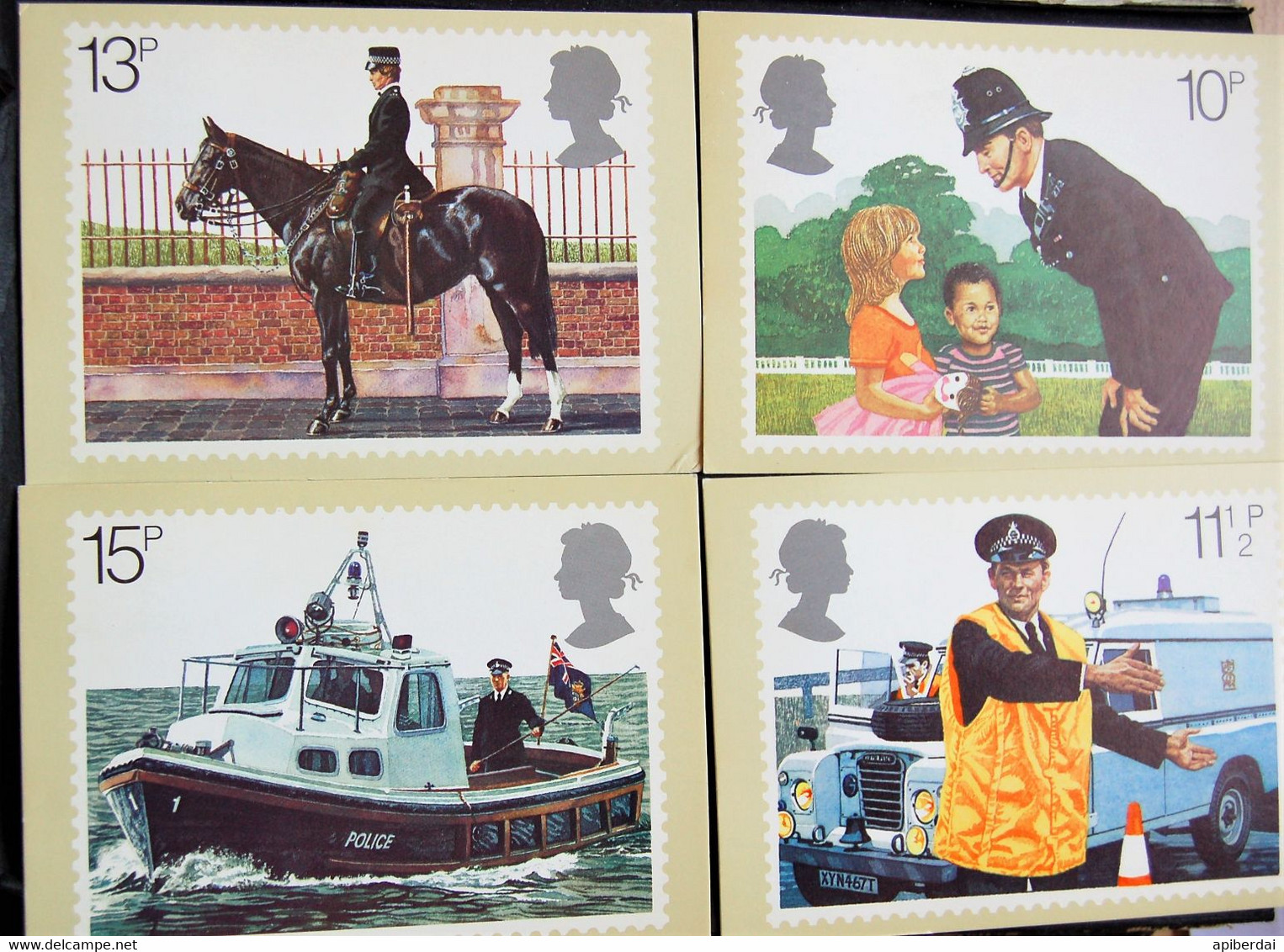 Great Britain GB PHQ Cards -  1979 The 150th Anniversary Of The London Metropolitan Police Serie PHQ - Tarjetas PHQ