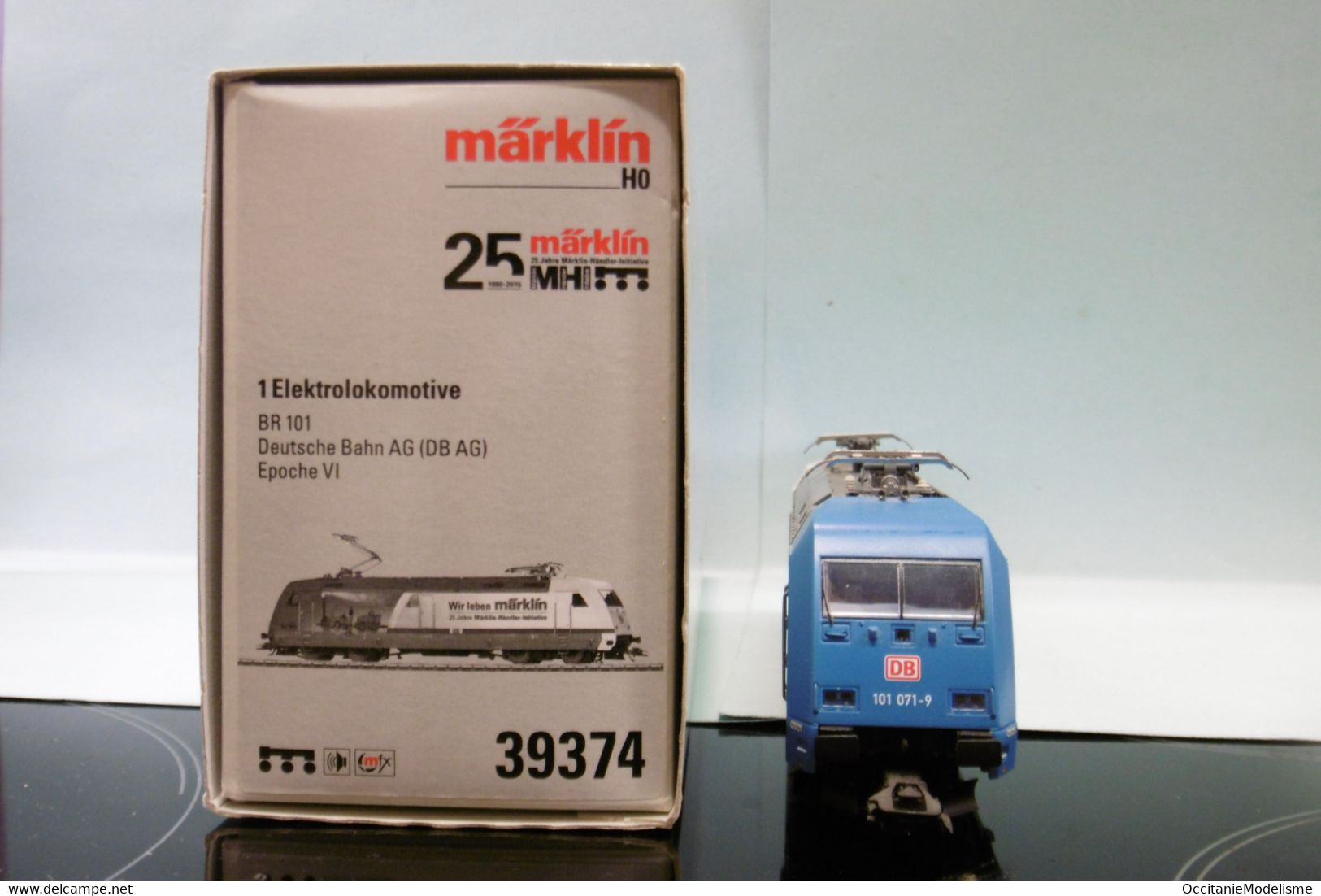 Märklin 3 rails - Locomotive électrique BR 101 DB AG Händler Initiative ép. VI Digital Sound MFX réf. 39374 BO HO 1/87