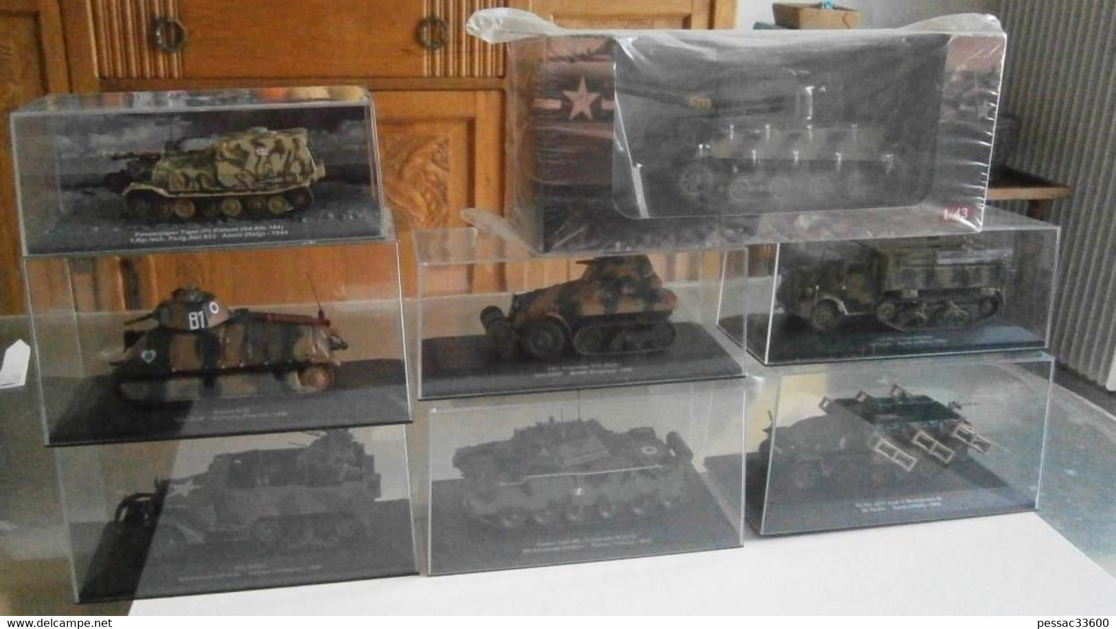 Lot Maquettes 7 Véhicules Militaires Neufs 1/43 - Tanques