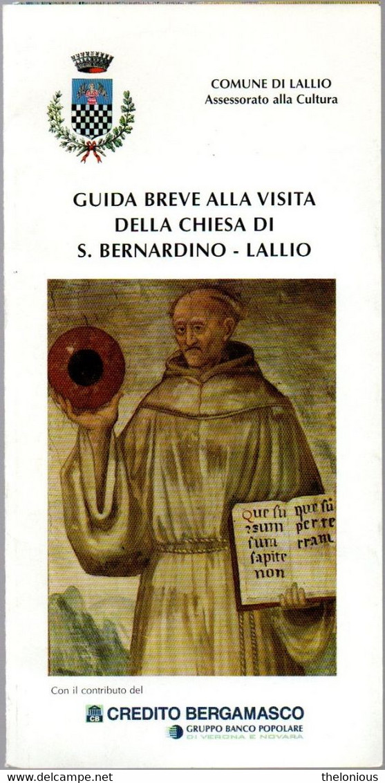 # Pieghevole: Guida Breve Alla Visita Della Chiesa Di S. Bernardino - Lallio - Toerisme, Reizen