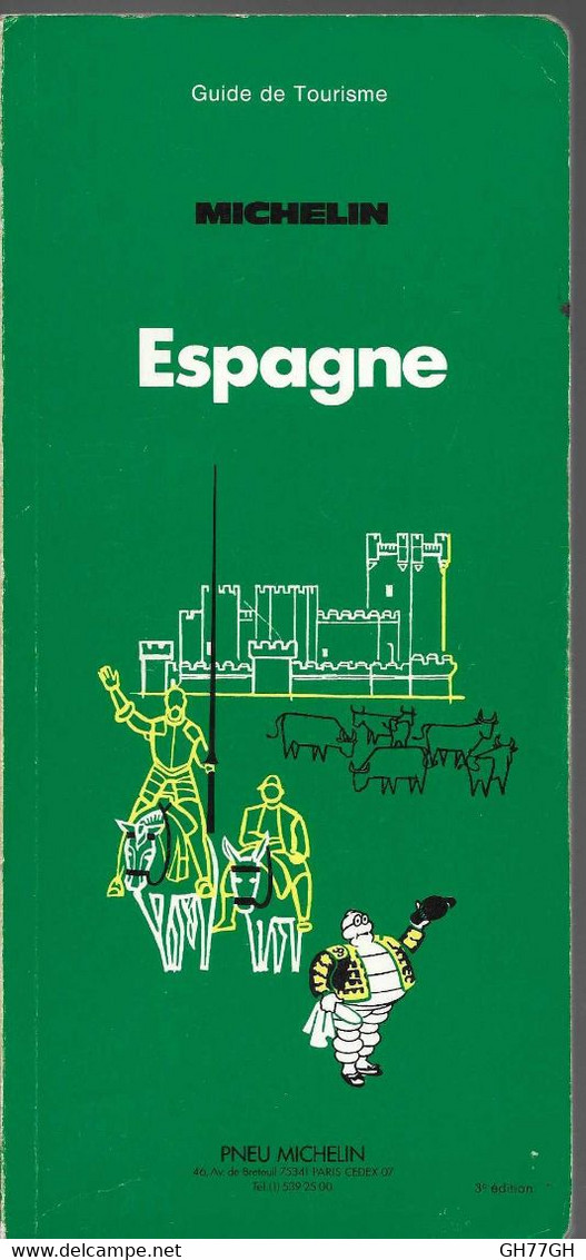 GUIDE ESPAGNE 1980 -guide De Tourisme Pneu Michelin - Michelin-Führer