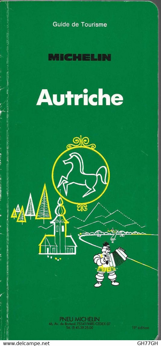 AUTRICHE: GUIDE DE TOURISME PNEU MICHELIN 1985 - Michelin (guide)