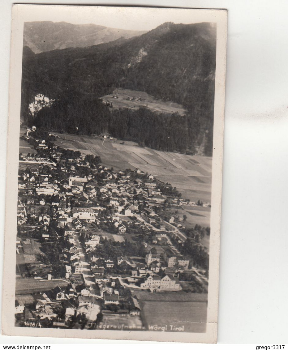 B2290) WÖRGL I. Tirol - FLIEGERAUFNAHME - LUFTBILD Alt ! 1942 - Wörgl