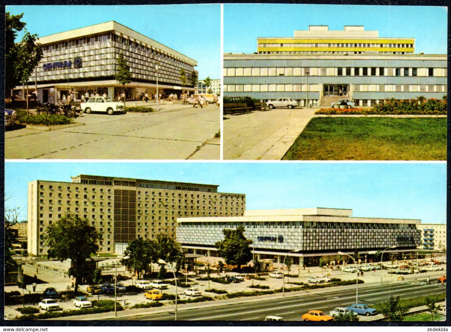 F6667 - TOP Schwedt - Neubauten Architektur Großplatte Centrum Warenhaus - Verlag Bild Und Heimat Reichebach - Schwedt