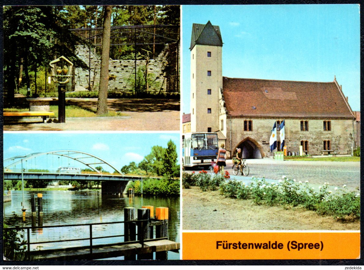 F7478 - Fürstenwalde Ikarus Omnibus - Verlag Bild Und Heimat Reichebach - Fürstenwalde