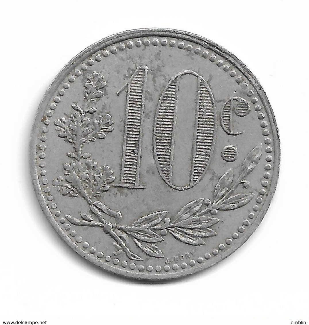 CHAMBRE DE COMMERCE D'ALGER - 10 CENTIMES 1918 - Algeria