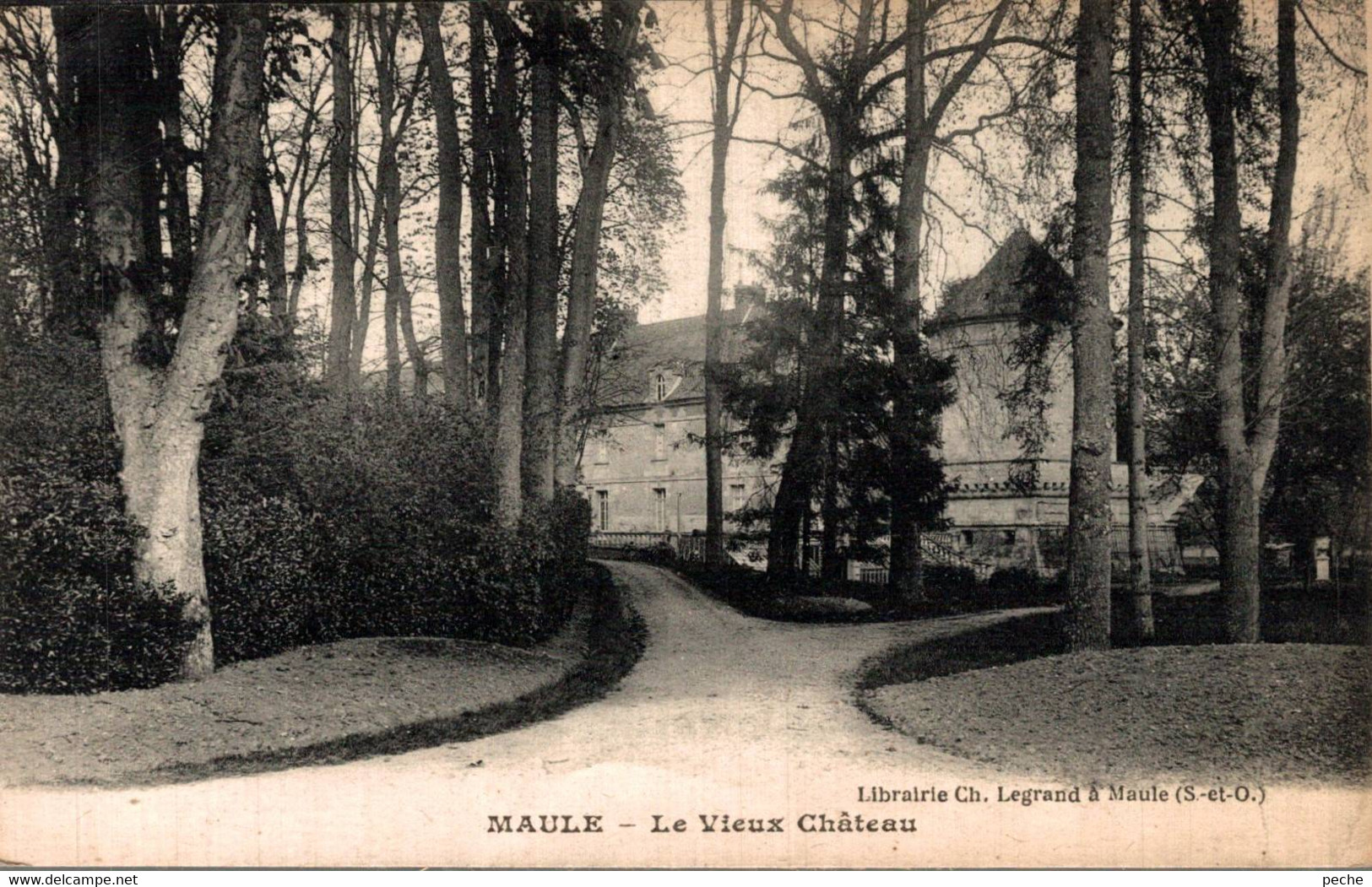 N°92256 -cpa Maule -le Vieux Château- - Maule